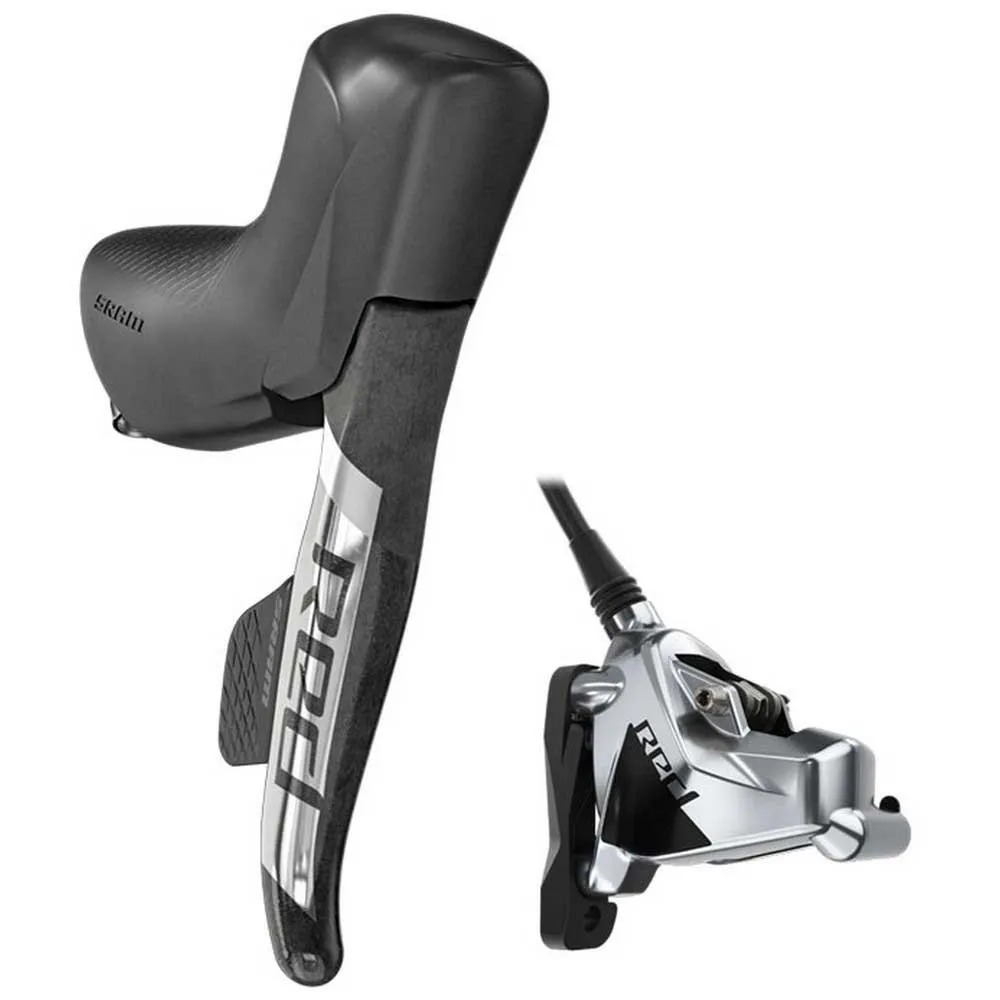 SRAM Red E-Tap AXS Shift/ Lever With Hydraulic FM Disc Caliper Right Rear Brakes 1 SRAM Red E-Tap AXS Shift/ Lever With Hydraulic FM Disc Caliper Right Rear Brakes